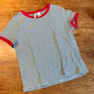 2/$20🍁 H&M DIVIDED - Pin Striped T-Shirt